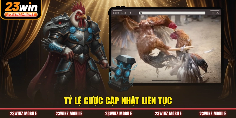 Tỷ lệ cược cập nhật liên tục